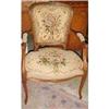 Image 1 : Pair of French Needlepoint Armchairs #1271538