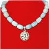 Image 1 : STERLING SILVER DALMATIAN AGATE NECKLACE #1271587