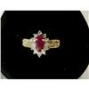 Image 1 : Marquise Ruby Ring #1272078