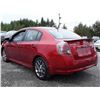 Image 8 : C6A --  2011 NISSAN SENTRA SE-R SPEC V , Red , 96152  KM's