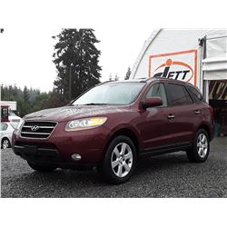 F3 --  2007 HYUNDAI SANTA FE , Red , 86 150 MILES  KM's
