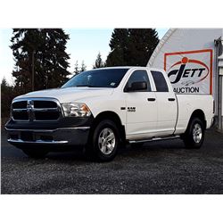 C6F --  2014 DODGE/RAM 1500 EXT CAB 4X4 , White , 197265  KM's