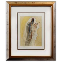 Salvador Dali- Original Color Woodcut on B.F.K. Rives Paper "Paradise 29"