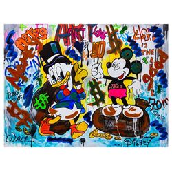 Nastya Rovenskaya- Mixed Media "It's All About Money"