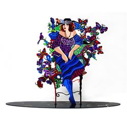 Patricia Govezensky- Original Painting on Cutout Steel "Madam"