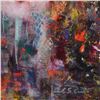 Image 3 : Vincent Cacciotti, "Fixation" Framed Original Oil Painting on Canvas, Hand Signed with Letter of Aut