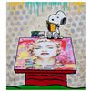 Image 1 : Jozza, "My House #5" Hand Signed Original Mixed Media on Canvas with COA.