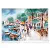 Image 1 : Shmuel Katz (1926-2010), "On the Shore of the Kineret " Hand Signed Limited Edition Serigraph with L