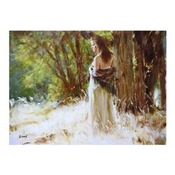 Vidan, "In The Light" Limited Edition on Canvas, Numbered and Hand Signed with Certificate.