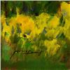 Image 2 : Ming Feng, "Timberland" Original Oil Painting on Canvas, Hand Signed with Letter of Authenticity.