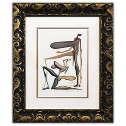 Salvador Dali- Original Color Woodcut on B.F.K. Rives Paper "Purgatory 22"