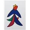 Image 2 : Alexander Calder- Lithograph "DLM141 - Lune jaune et porc qui pique II"