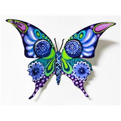 Patricia Govezensky- Original Painting on Cutout Steel "Butterfly CCL"