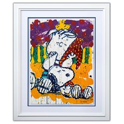 Tom Everhart- Hand Pulled Original Lithograph "Who Placed that Wake Up Call"