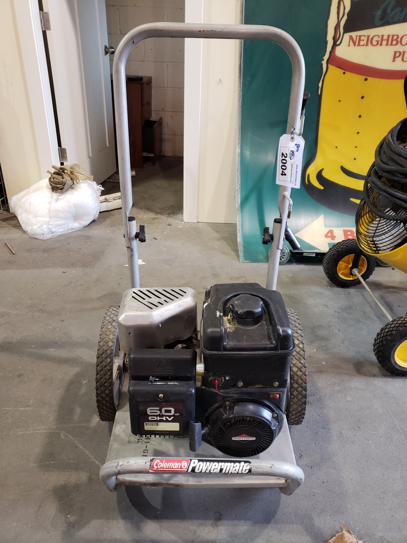 COLEMAN GENERATOR WITH BRIGGS & STRATTON ENGINE 6.0HP GAS - Able Auctions
