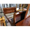 Image 2 : QUEEN SIZE SLEIGH BED WITH DRESSER , 2 NIGHT STANDS, & MIRROR