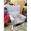 Image 2 : NEW OUT OF BOX GREY MODERN CHAIR