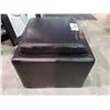 Image 2 : NEW OUT OF BOX BROWN STORAGE OTTOMAN