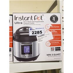 INSTANT POT ULTRA 10-IN-1 PRESSURE COOKER MINI 3 QUART