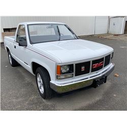 1988 GMC 1500, PICKUP, WHITE, GAS, MANUAL, VIN#1GTDC14Z8JZ527529, ONLY 35,454KMS, RD, NO ICBC