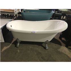 SILVER FOOTED BATH TUB