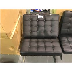 BLACK PADDED CHAIR