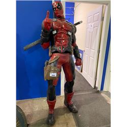 LIFE SIZE DEADPOOL FIGURE 6'5  TALL