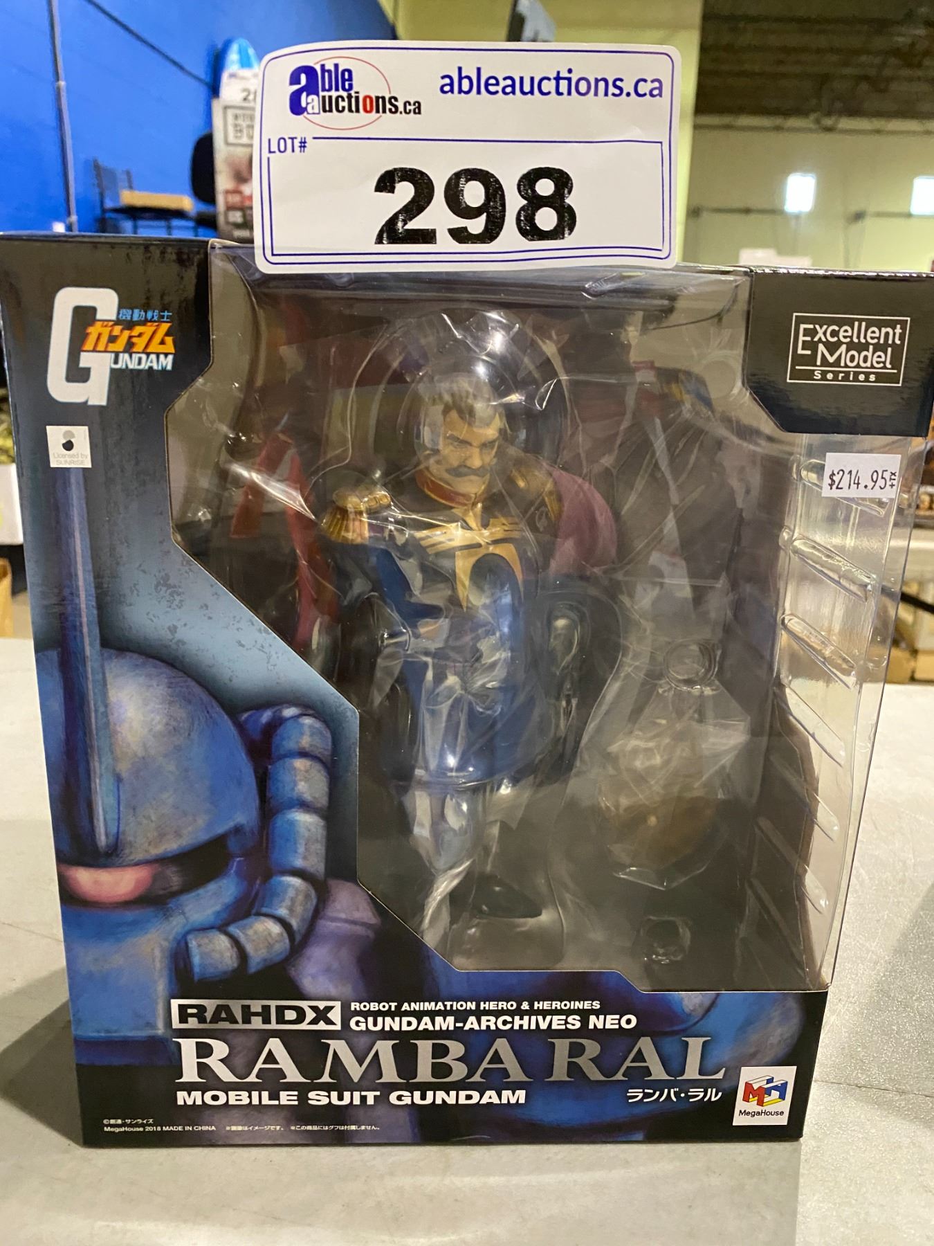 NEW IN BOX GUNDAM-ARCHIVES NEO RAMBA RAL MOBILE SUIT GUNDAM FIGURE