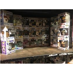 APPROX. 24 NEW IN BOX FUNKO POPS (NSYNC, COMMUNITY, DISNEY, STAR WARS, JEOPARDY, POKEMON, & MORE)