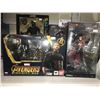 Image 3 : 3 NEW IN BOX MARVEL TOYS (BLACK PANTHER, CAPTAIN AMERICA, SPIDERMAN) & RED ROBIN