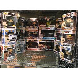 19 NEW IN BOX FUNKO POPS (KNICKS, LIVERPOOL, WHEEL OF FORTUNE, UFC, JAWS, JURASSIC PARK, & MORE)