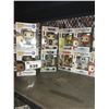 Image 2 : 16 NEW IN BOX FUNKO POPS (COMMUNITY, ASSASSINS CREED, JURASSIC WORLD, SMALL FOOT, & MORE)