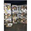 Image 2 : 24 NEW IN BOX FUNKO POPS (COMMUNITY, NSYNC, FAIRYTAIL, UFC, JURASSIC WORLD, SMALL FOOT, & MORE)