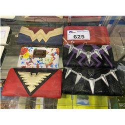 6 ASSORTED NEW WITH TAG WALLETS (MARVEL)