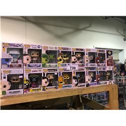 16 NEW IN BOX FUNNNO POPS (GARFIELD, SCOOBY-DOO, SOUTH PARK, DIG DUG, & MORE)