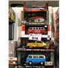 Image 1 : 5 NEW IN BOX MODEL CARS (LOST DHARMA VAN 1971 TYPE 2, DEADPOOL 1957 BEL AIR, 1947 KEN-SKILL TEAR