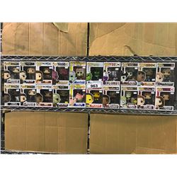 20 NEW IN BOX FUNKO POPS (SPONGEBOB, SIMPSONS, SHAZAM, BLACK PANTHER, SPIDER-MAN, & MORE)