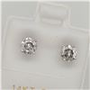 Image 2 : 14K DIAMOND (1.05CT) EARRINGS