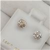 Image 2 : 14K DIAMOND (0.8CT) EARRINGS