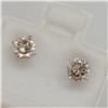 Image 2 : 14K DIAMOND (0.75CT) EARRINGS