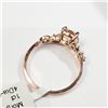 Image 2 : 10K MORGANITE (1CT) & DIAMOND (0.2CT) RING