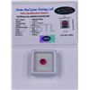 Image 1 : NATURAL RUBY, 1.45CT, 7.00 X 4.20MM, ROUND BRILLIANT CUT, TRANSPARENT RED, FROM MOGOK BURMA