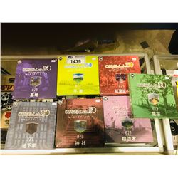 7 NEW IN BOX TOY/FIGURE SURROUND DISPLAY CORNERS