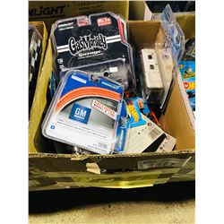BOX OF ASSORTED NEW IN PACKAGING TOY CARS (HOT WHEELS, GREENLIGHT)