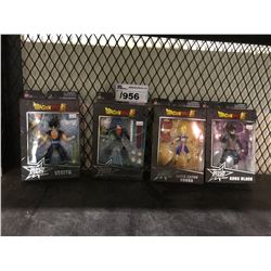 4 NEW IN BOX DRAGON BALL Z TOYS