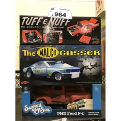 TUFF-E-NUFF 1967 ED SKELETON FAIRLANE, 1967 MALCO MUSTANG GASSER WITH AIR PLOW, SANFORD & SON 1952