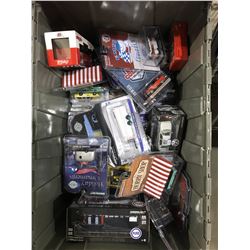 BIN OF GREENLIGHT & ASSORTED MODEL CARS (BIN NOT INCLUDED)