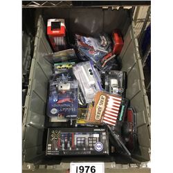 BIN OF GREENLIGHT & ASSORTED MODEL CARS (BIN NOT INCLUDED)