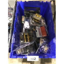 BIN OF GREENLIGHT & ASSORTED MODEL CARS (BIN NOT INCLUDED)
