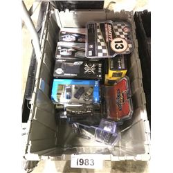 BIN OF GREENLIGHT, ACME & ASSORTED MODEL CARS (BIN NOT INCLUDED)
